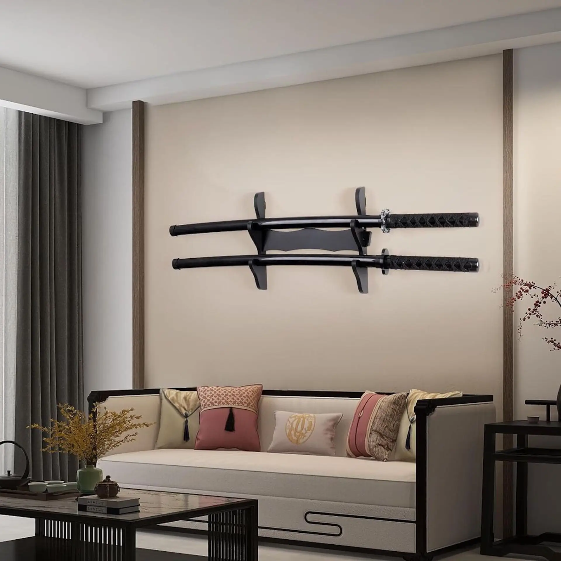 Các món đồ sắc nhọn không nên đặt ở phòng khách vì tạo sự bất an, không ấn tượng với mọi người. Ảnh: Ebay